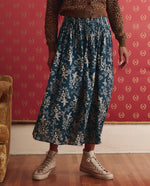 The Great Viola Skirt in Indigo Bandana blue western clothing fashion Boltranchstore.com Free Shipping the GREAT womens clothing