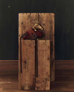 Stetson x THE GREAT Tooled Corset Belt Burnished Brown decorative tooling with stitched edges cowgirl style