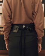 Stetson x THE GREAT Tooled Corset Belt Black intricate decorative tooling across the belt cowgirl style