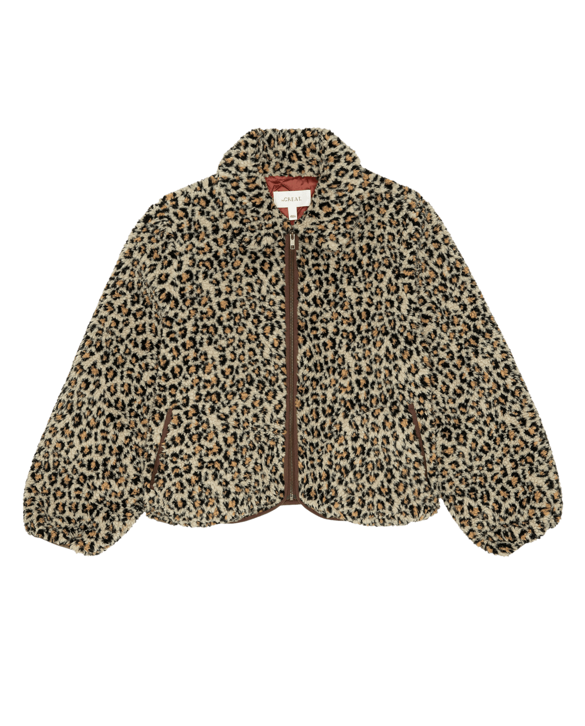 Womens fashion western clothing Utah boutique THE GREAT The Vail Jacket Tan Leopard SKU J443044TNLEP Boltranchstore com free shipping