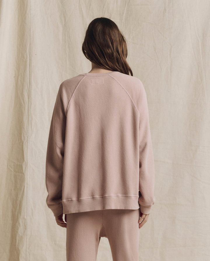 THE GREAT The Slouch Sweatshirt Ballet Pink