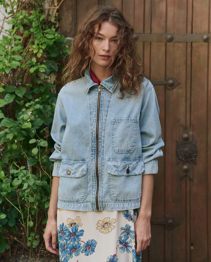 The GREAT Zip Front Chore Jacket