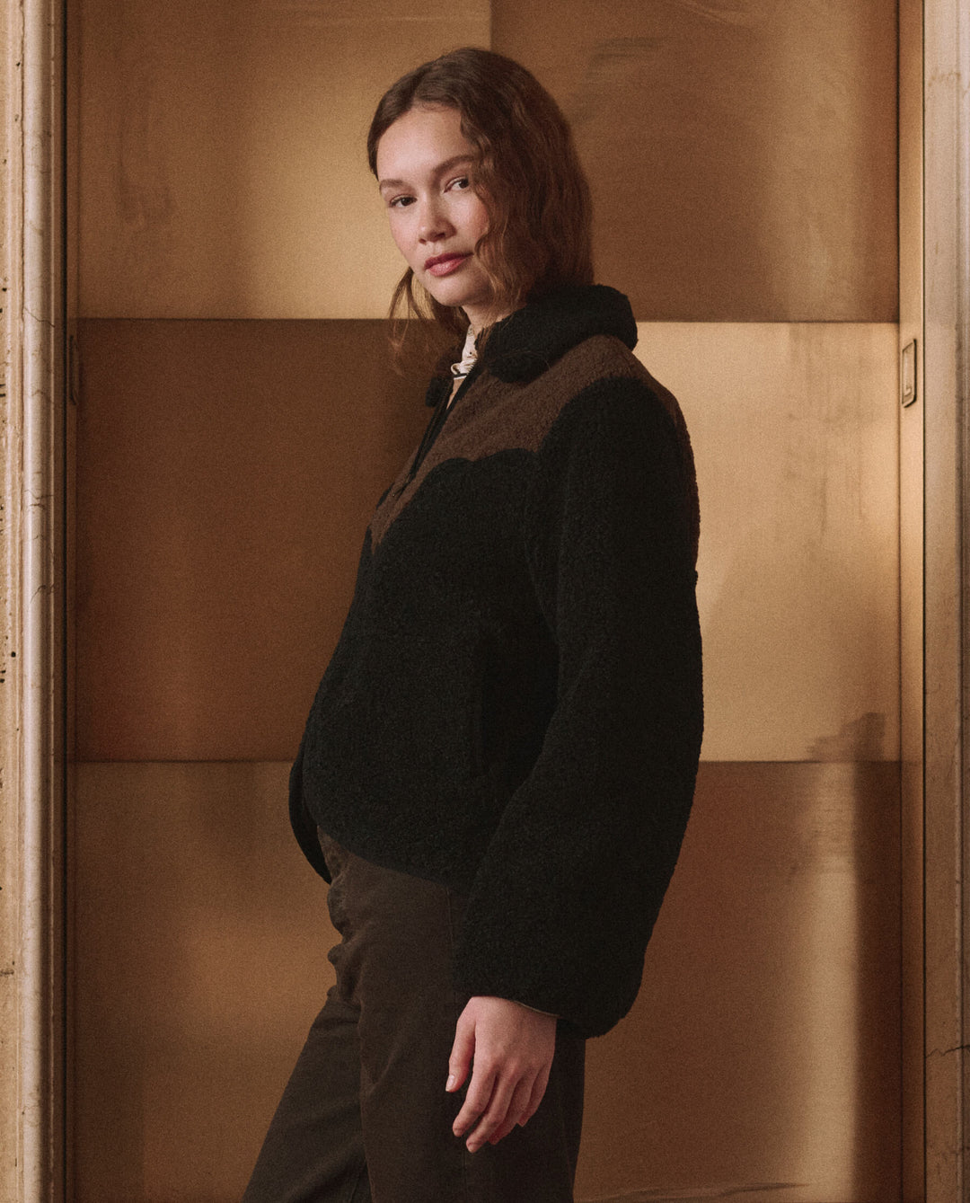 THE GREAT Reversible Western Yoke Pasture Jacket
