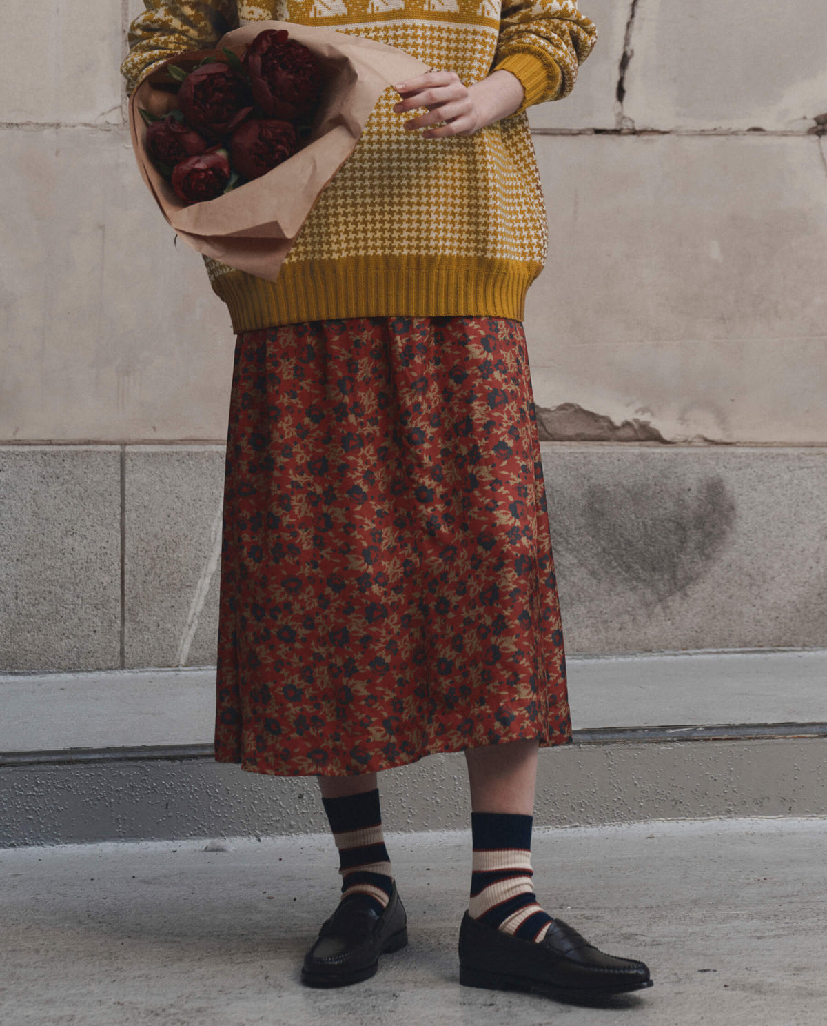 Womens western boutique rodeo western clothing THE GREAT The Canary Skirt Gilded Poppy SKU K123054GDPPY Boltranchstore com free shipping