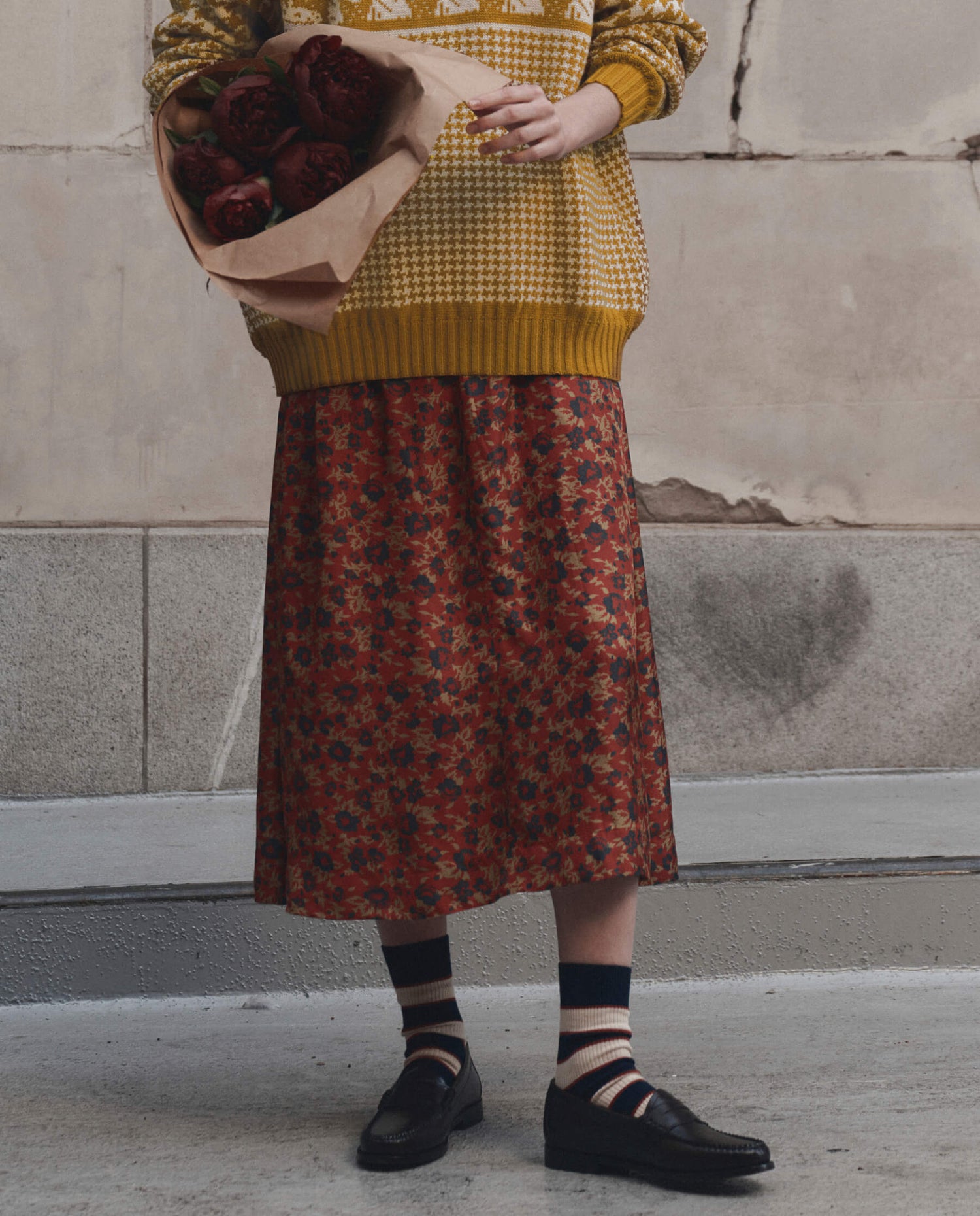 Womens western boutique rodeo western clothing THE GREAT The Canary Skirt Gilded Poppy SKU K123054GDPPY Boltranchstore com free shipping