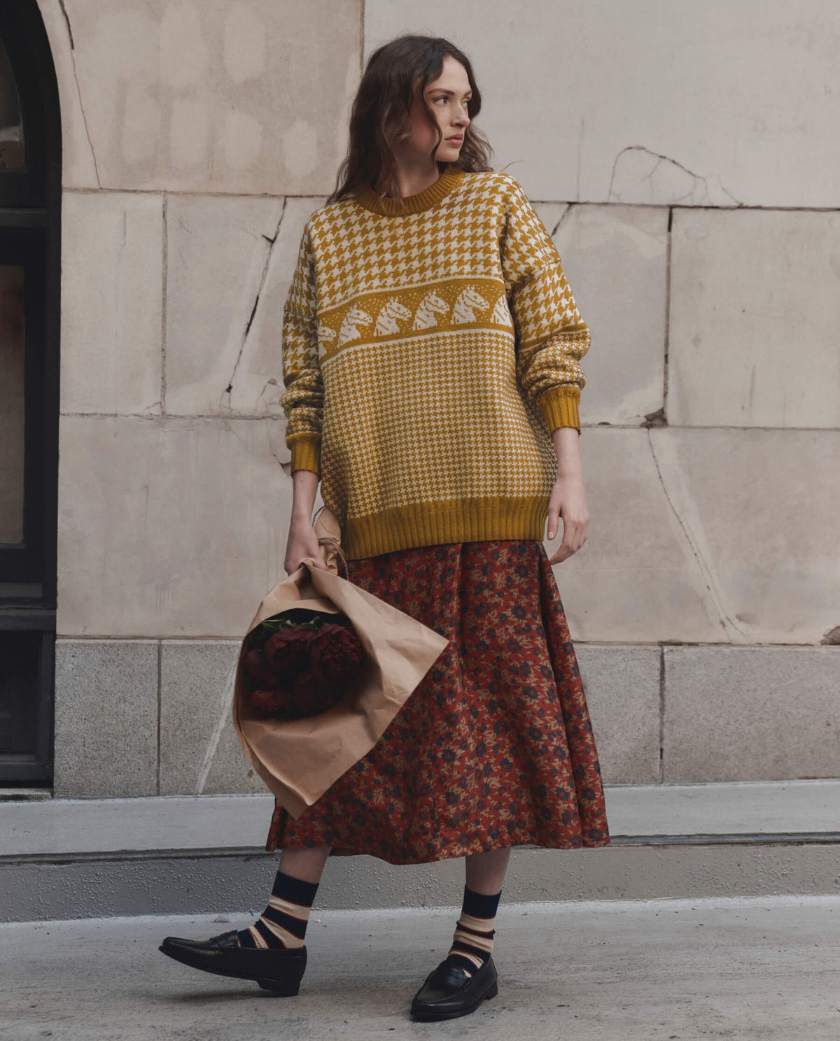 Western clothing Utah womens boutique rodeo THE GREAT The Canary Skirt Gilded Poppy SKU K123054GDPPY Boltranchstore com free shipping