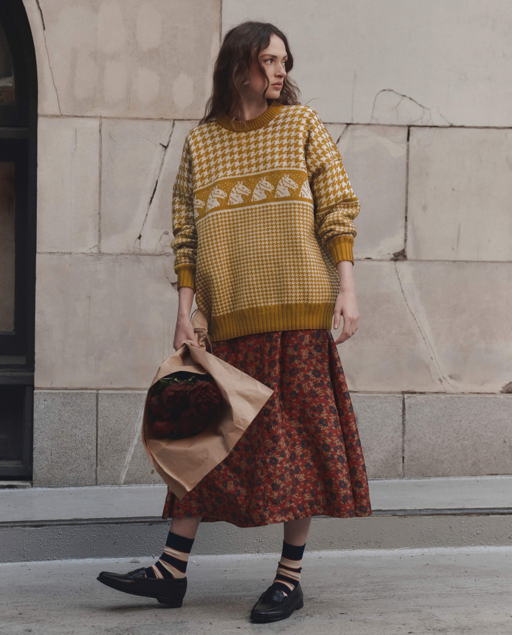 Western clothing Utah womens boutique rodeo THE GREAT The Canary Skirt Gilded Poppy SKU K123054GDPPY Boltranchstore com free shipping