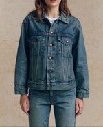 Utah womens western boutique womens fashion THE GREAT The Atlantic Oversized Jacket Motor Wash SKU J447027