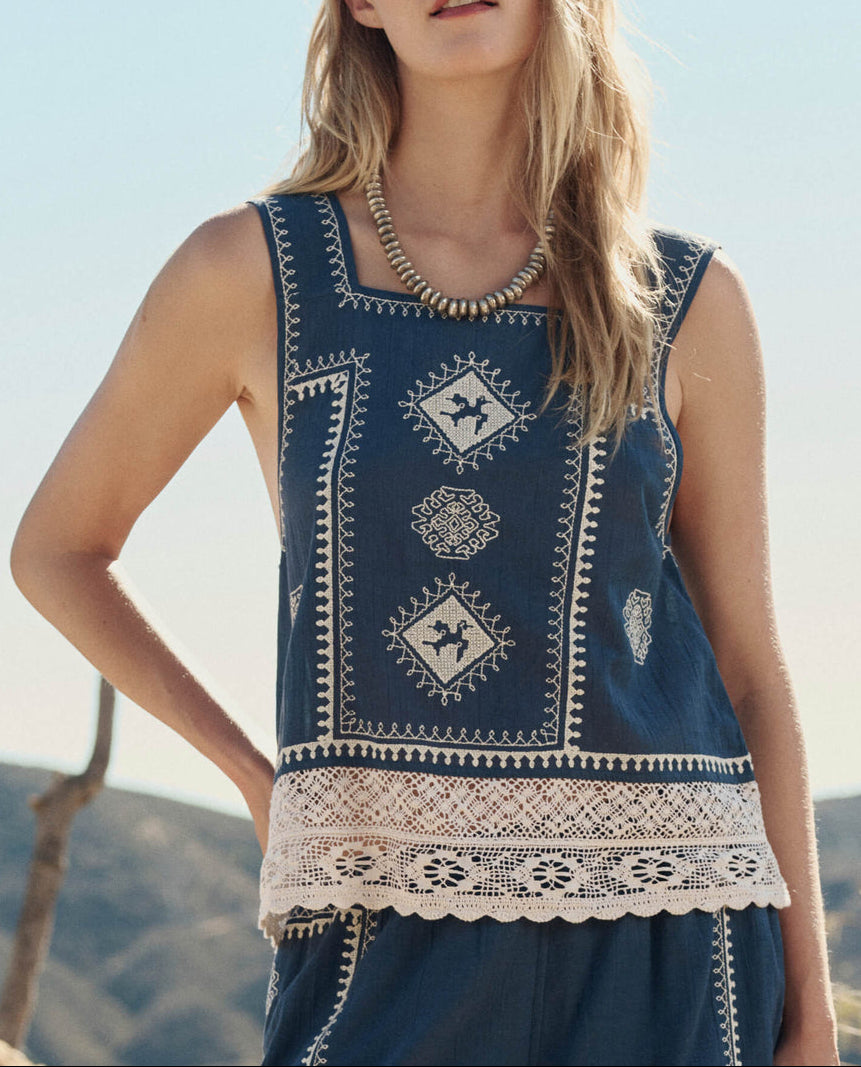 THE GREAT The Sparrow Tank Mineral shop at boltranchstore.com western boutique free shipping
