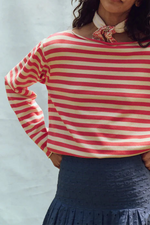 The Great Sailor Sweater Punch Stripe womens long sleeve top at bolt ranch store