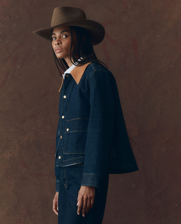 The Great The Denim Swingy Jacket