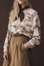 The Great riding horses slouch sweatshirt free shipping at Boltranchstore.com womens viral popular The Great clothing