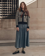 Womens western boutique Utah womens fashion THE GREAT The Western Yoke Skirt Oldham Wash SKU K195030OLDHM Boltranchstore com free shipping