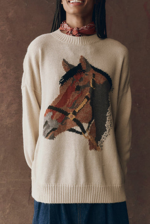 The Great The Stable Pullover oversized womens sweater fall The Great at Boltranchstore.com Free shipping in-stock buy now