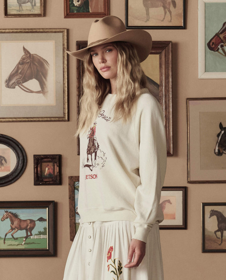 Stetson x The Great The College Sweatshirt Stetson Graphic