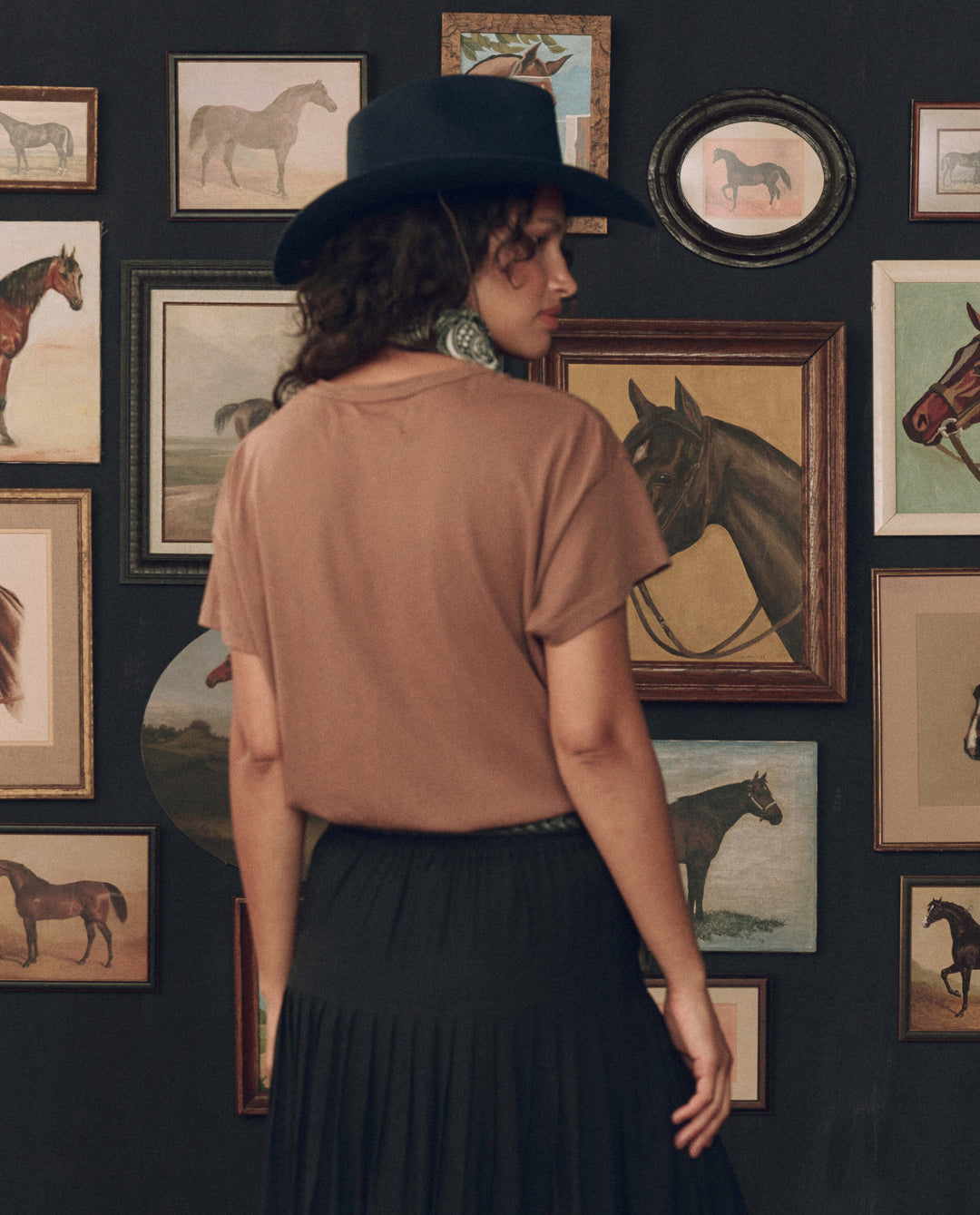 Stetson x THE GREAT Boxy Crew with Stetson Graphic
