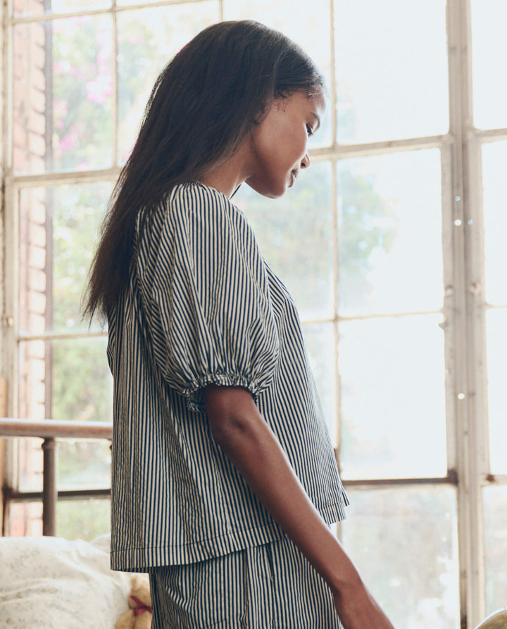 The GREAT Smocked Sleep Top