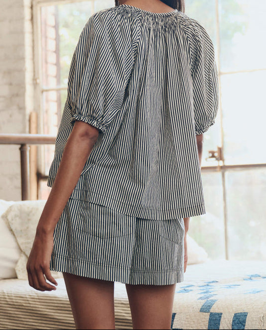 The GREAT Smocked Sleep Top