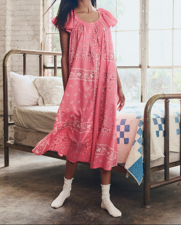 The Great Flutter Sleeve Sleep Dress Free shipping at boltranchstore.com womens pajamas popular viral 2026