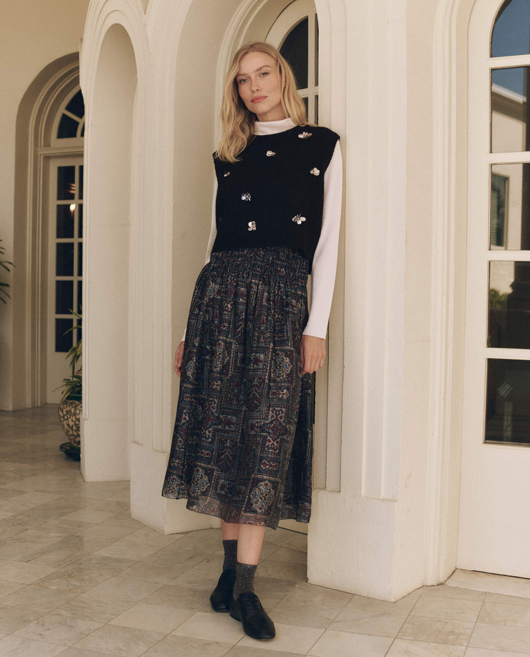 THE GREAT Canary Skirt