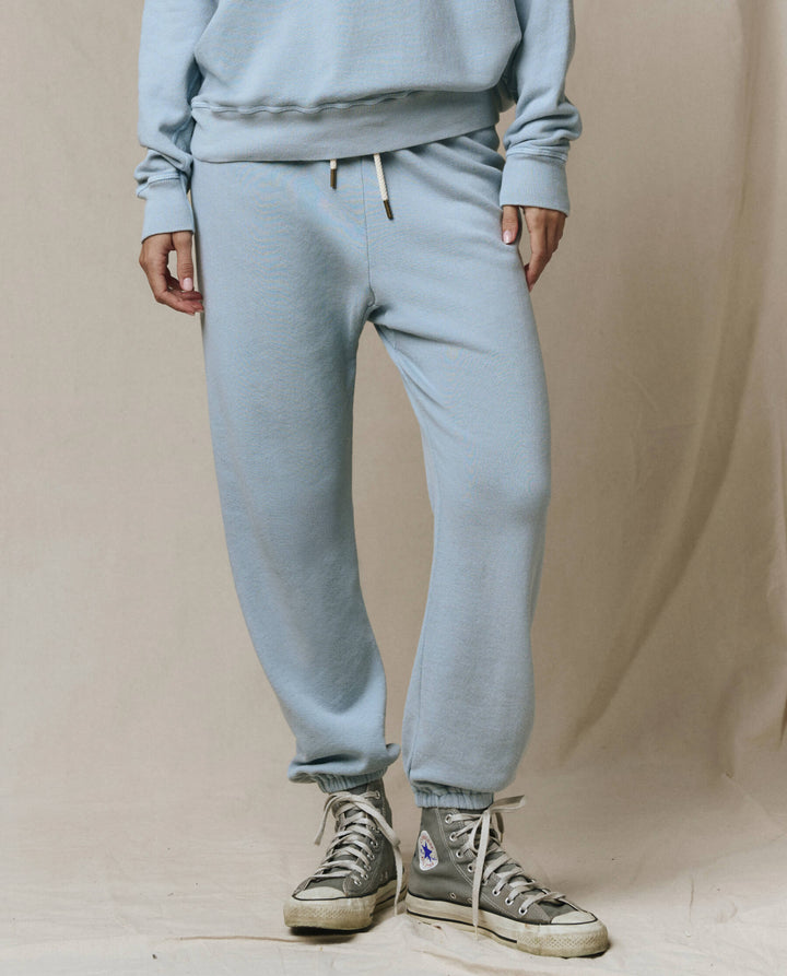 The GREAT Stadium Sweatpant Whisper Blue