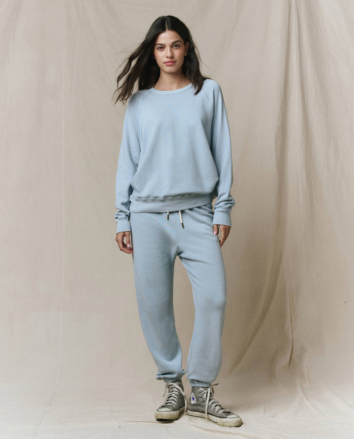 The GREAT Stadium Sweatpant Whisper Blue