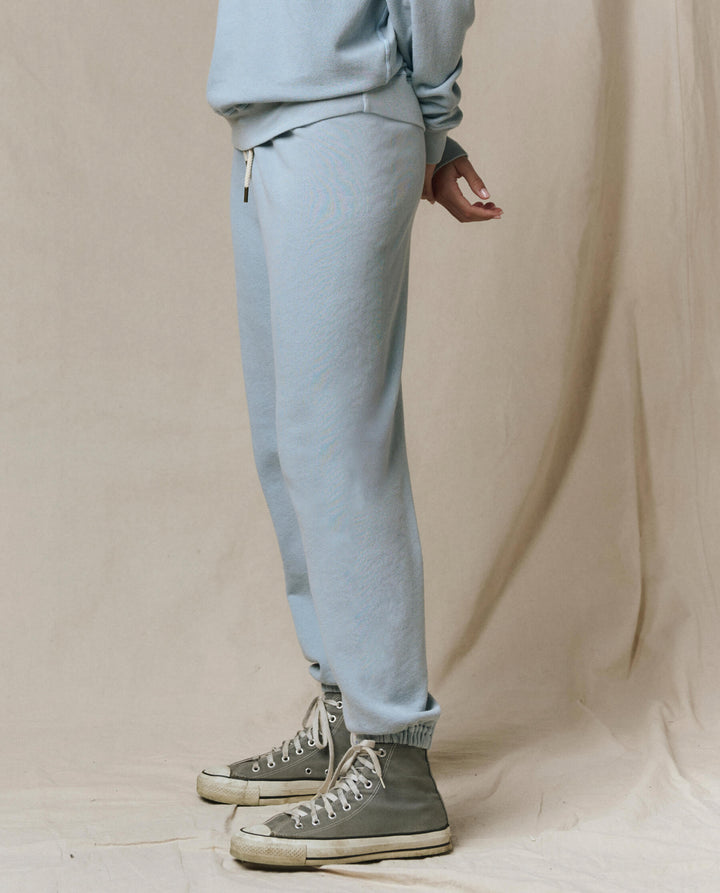 The GREAT Stadium Sweatpant Whisper Blue