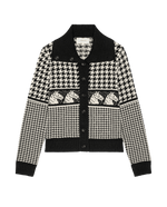 Womens fashion western clothing Utah boutique THE GREAT The Pony Cardigan Black SKU S585010BLACK Boltranchstore com free shipping