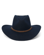 Stetson x THE GREAT Ridge Hat Navy limited edition western hat with co branded sweatband rodeo ready Park City