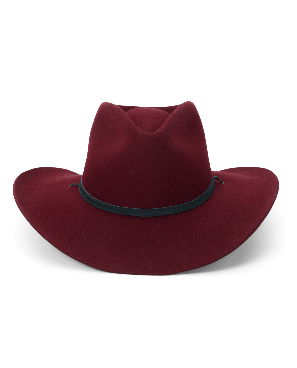 Stetson x THE GREAT Ridge Hat Maroon western hat with satin liner and DRI LEX sweatband rodeo ready Park City