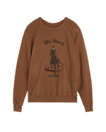 Stetson x THE GREAT College Sweatshirt with Stetson Graphic made in Los Angeles so each piece is unique rodeo ready Park City