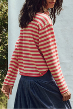 The Great Sailor Sweater Punch Stripe womens long sleeve top at bolt ranch store