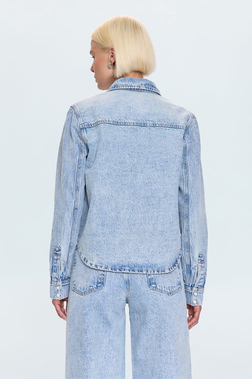 Pistola Thea Shrunken Denim Shacket