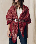 Womens western boutique Utah womens fashion THE GREAT The Big Bandana Maroon SKU A007449 Bolt ranch store Bandana shirt 