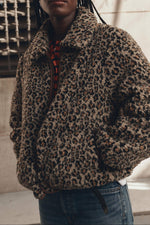 Womens western boutique Utah womens fashion THE GREAT The Vail Jacket Tan Leopard SKU J443044 Bolt ranch store