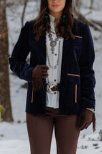 Tasha Polizzi Carolyn Blazer womens blue western fashion Boltrachstore.com Free Shipping