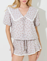 Taylor Floral Gingham Top Buy at Boltranchstore.com