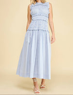 Taylor Gingham Maxi Dress find at boltranchstore.com gingham sells western country fashion womens sleeveless summer dress 