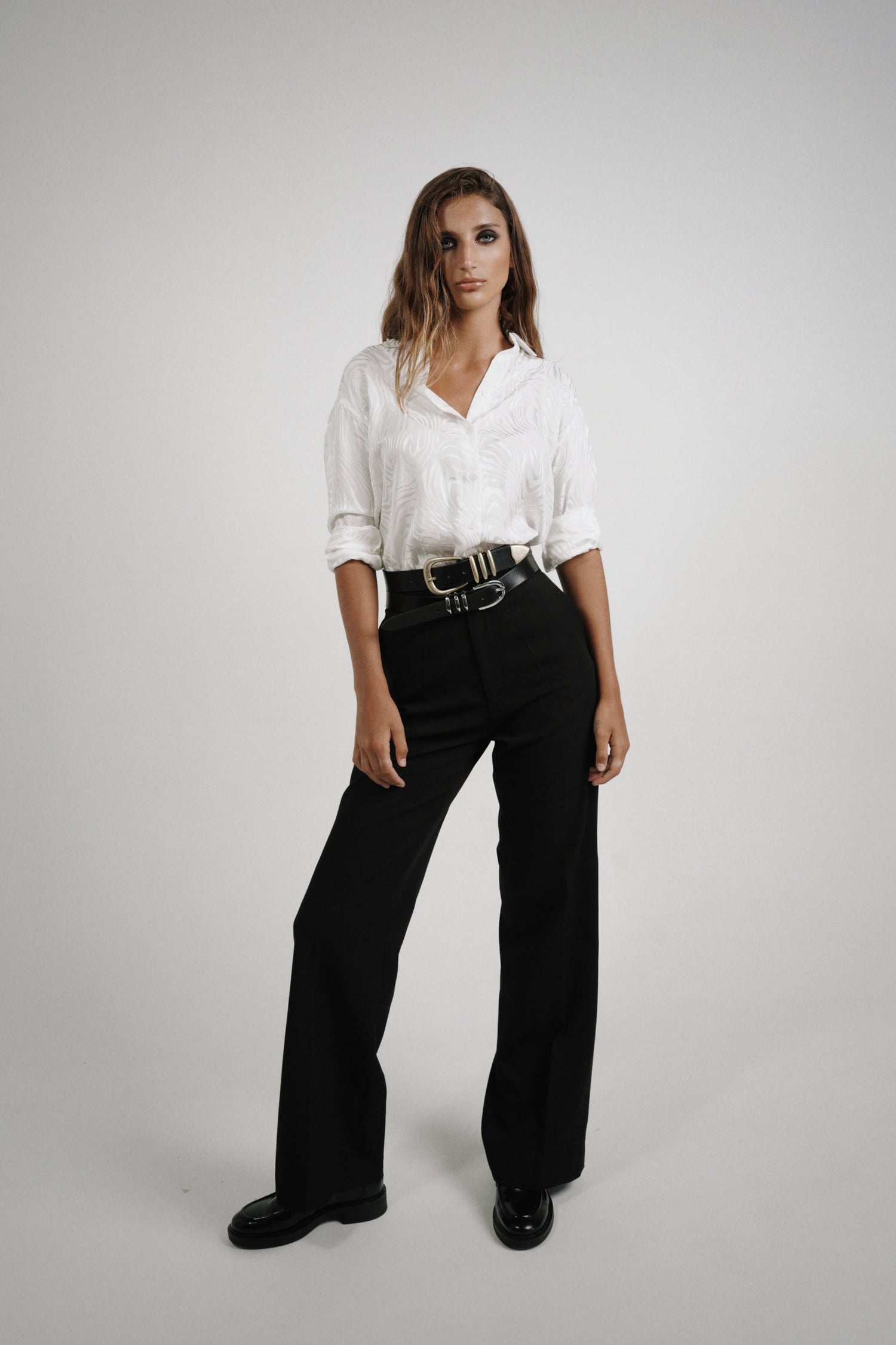 Womens Kristen Black Belt
