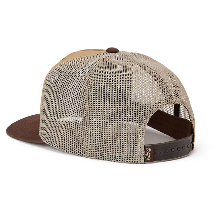 Seager Herd Trucker Tan Brown Snapback Hat