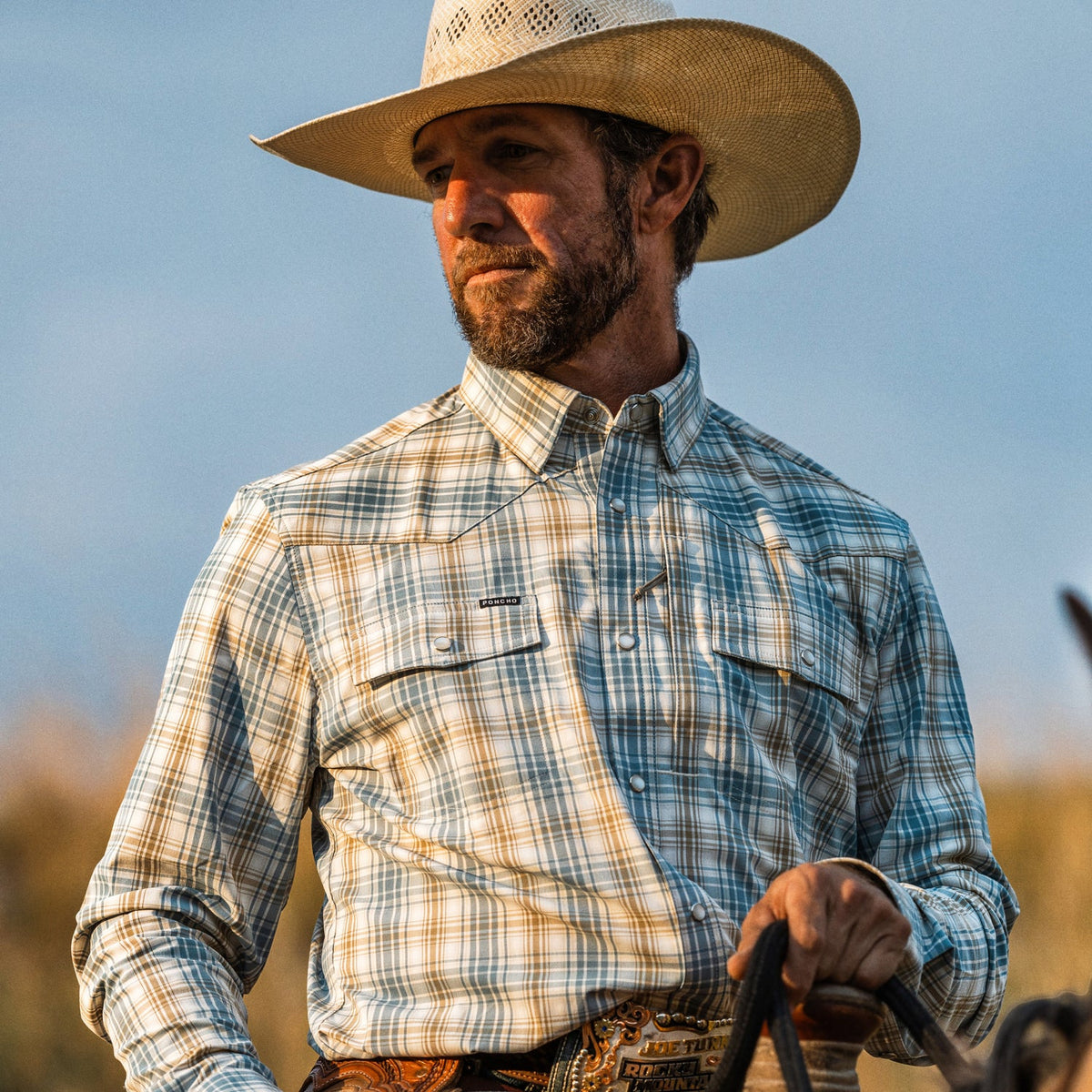 Poncho Mens The Brush Country Shirt