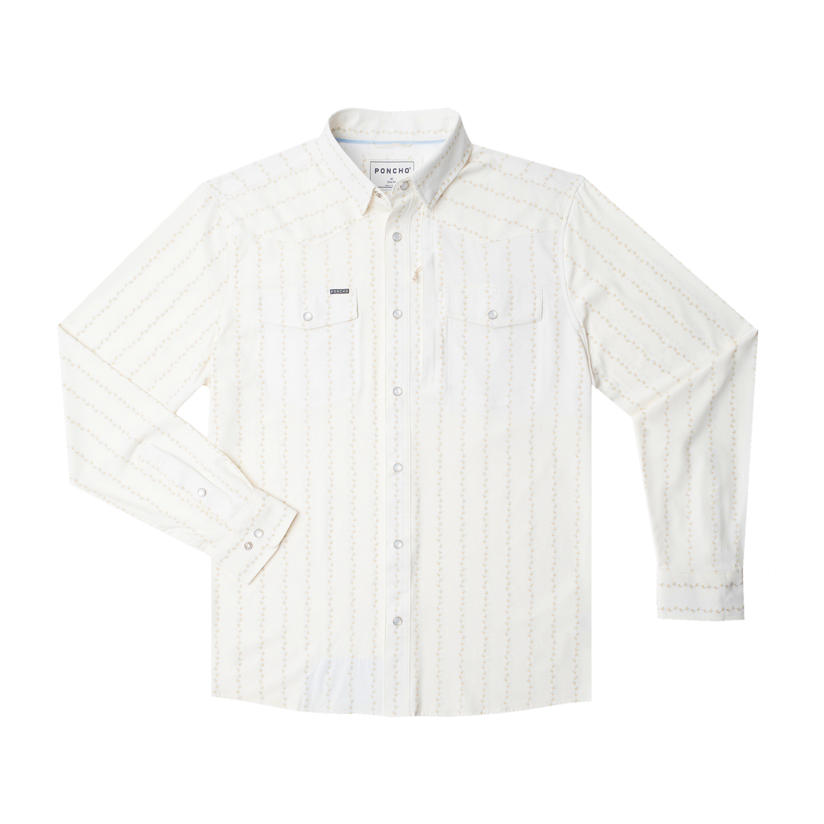 Poncho Mens Crockett Shirt at boltranchstore.com mens poncho brand shirt outdoor fishing hiking riding western fashion mens long sleeve shirt floral popular