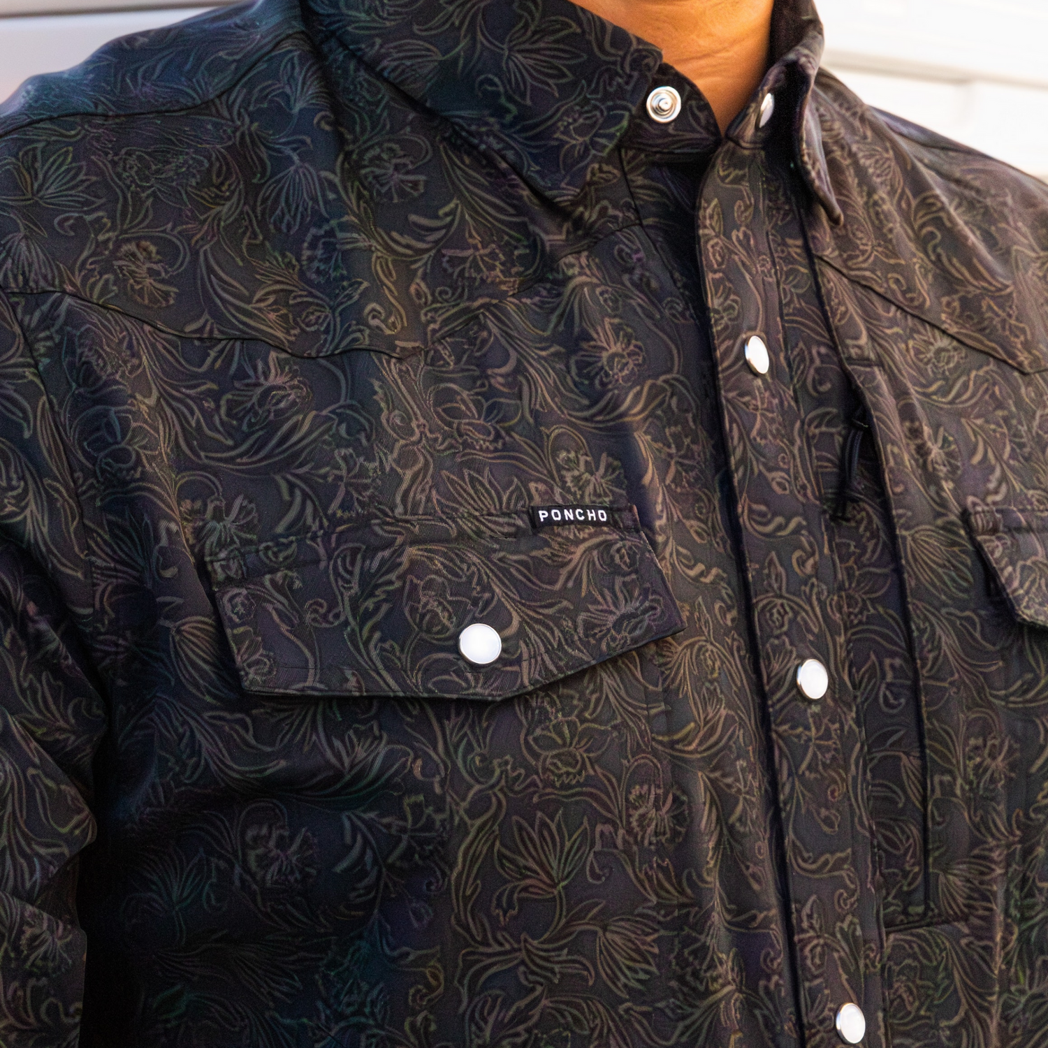 Poncho Mens Pat Garrett Shirt