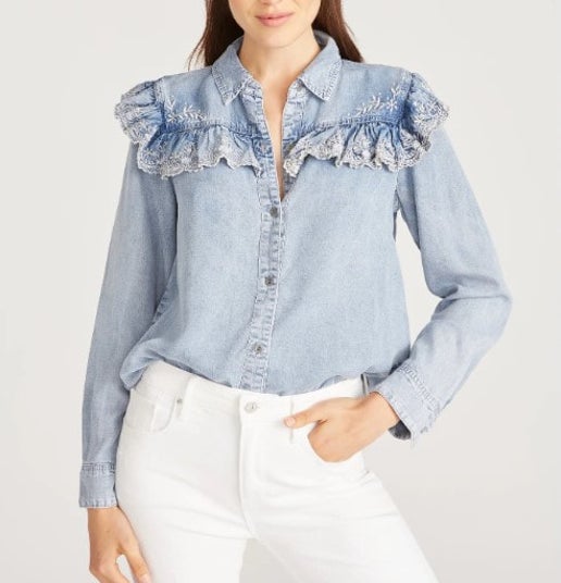 The Penelope Shirt - Light Denim