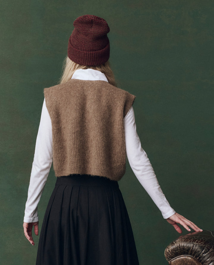 The Great Brushed Melange Sweater a ballerina farms and food nanny favorite