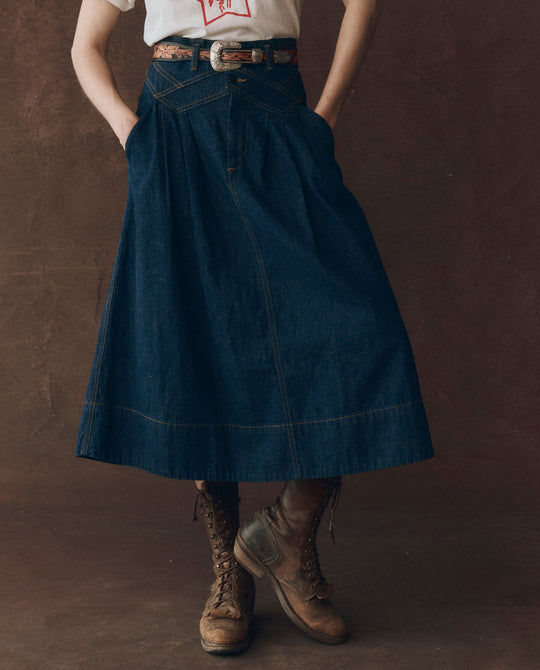 The Great Field Skirt match the food nanny