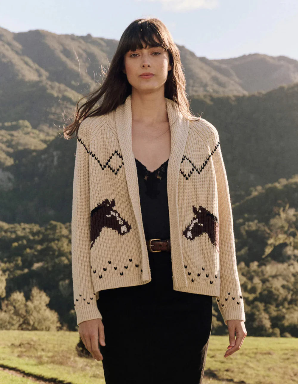 The Great Horse Lodge Cardigan - Cream