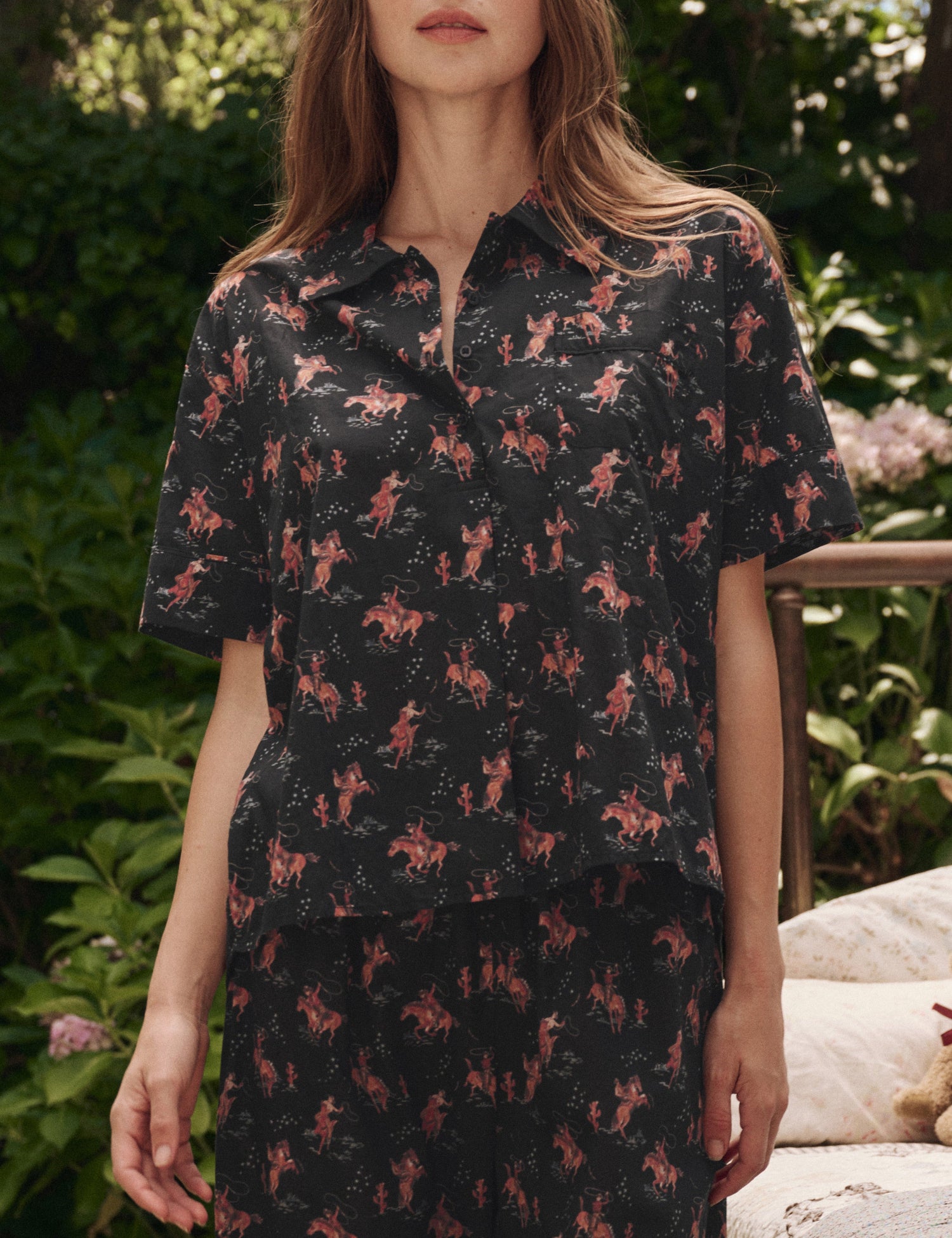 The Great Short Sleeve Pajama Shirt found at boltranchstore.com for all your western clothing needs.
