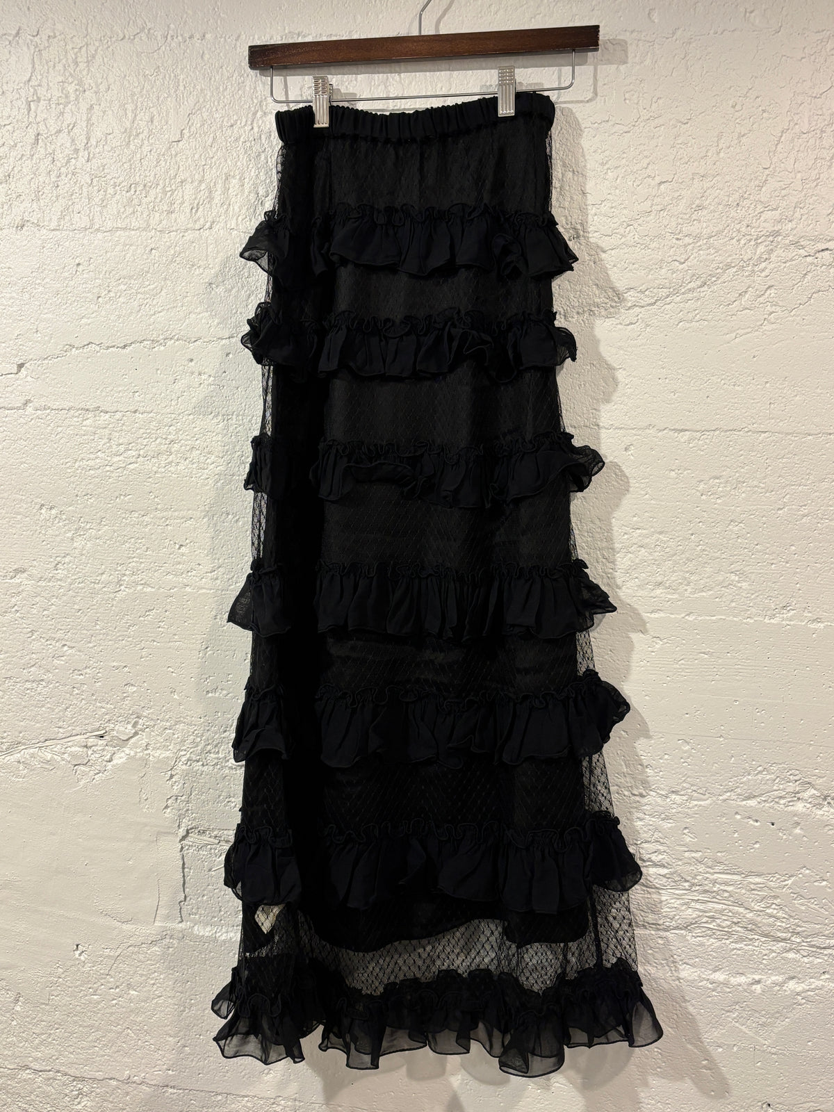 The Great The Winter Mesh Flounce Skirt fall 2025 new release this is the great clothing Boltranchstore.com Free shipping instock womens fashion buy now