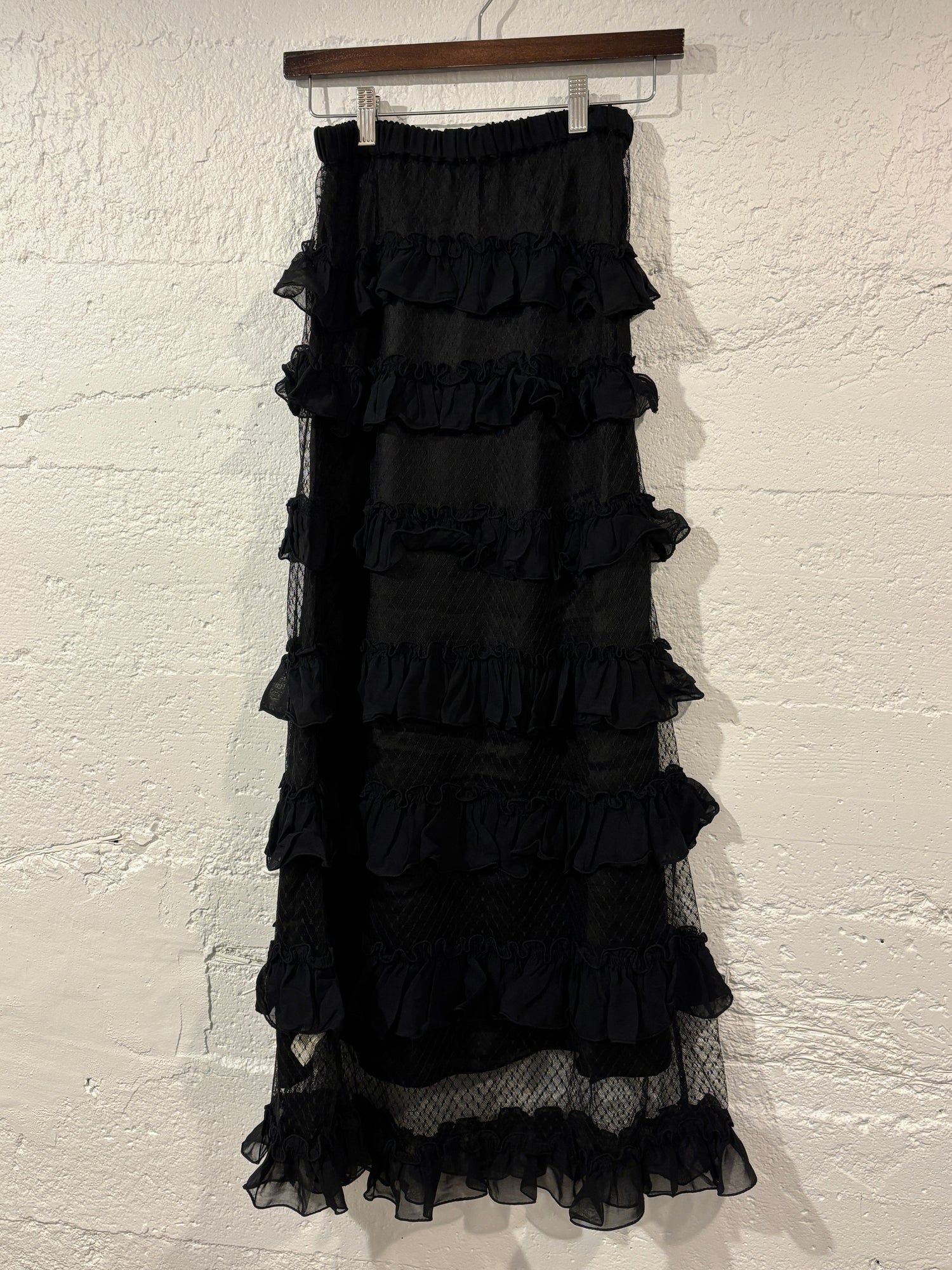 The Great The Winter Mesh Flounce Skirt fall 2025 new release this is the great clothing Boltranchstore.com Free shipping instock womens fashion buy now